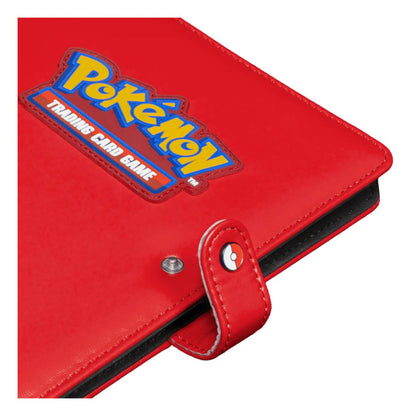Ultra PRO: Premium Red 4-Pocket Snap Binder - Pokémon