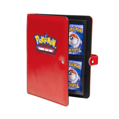 Ultra PRO: Premium Red 4-Pocket Snap Binder - Pokémon