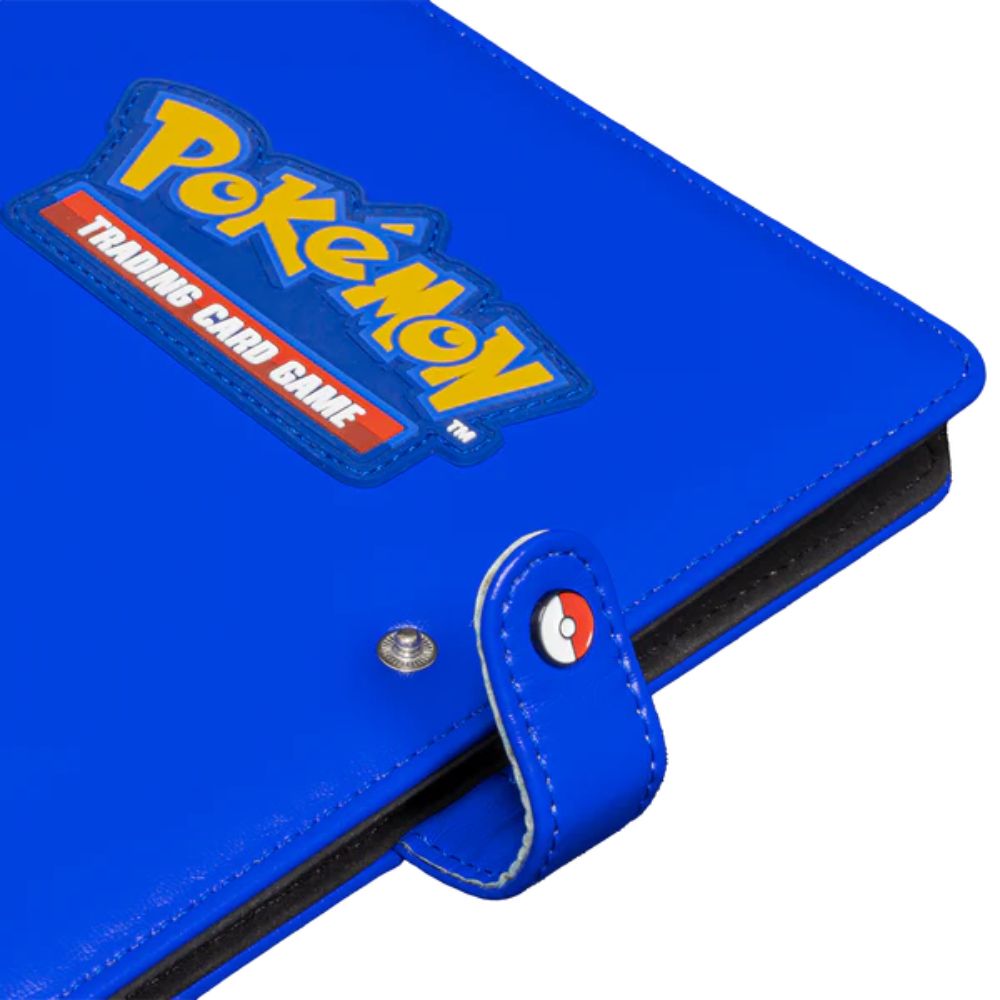 Ultra PRO: Premium Blue 4-Pocket Snap Binder - Pokémon