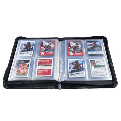 Ultra PRO: 4-Pocket Toploader Zippered Premium PRO-Binder - Svart