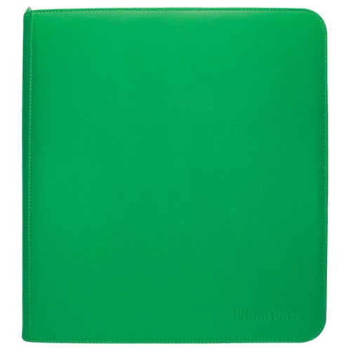 Ultra PRO: Vivid 12-Pocket Zippered PRO-Binder - Green
