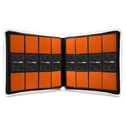 Ultra PRO: Vivid 12-Pocket Zippered PRO-Binder - White