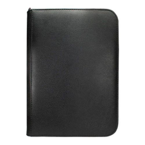 Ultra PRO: Vivid 4-Pocket Zippered PRO-Binder - Black