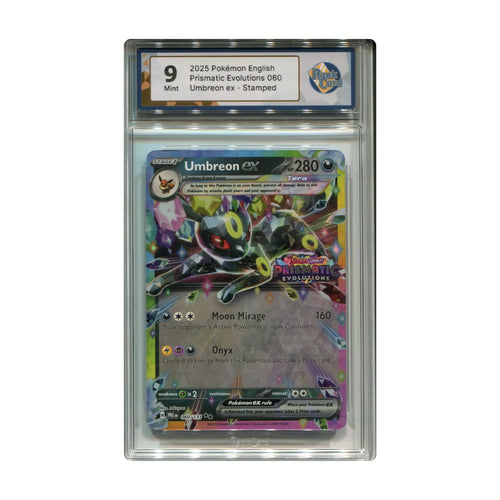Umbreon ex Prismatic Evolutions Stamp - #060 RaukCard 9 - Pokémon Scarlet & Violet: Prismatic Evolutions