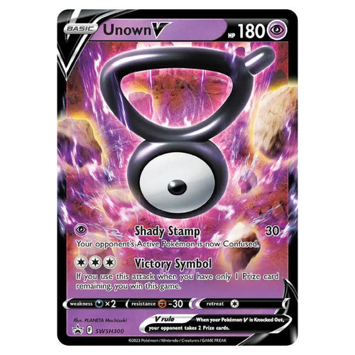 Unown V - SWSH300 - Pokémon Black Star Promo