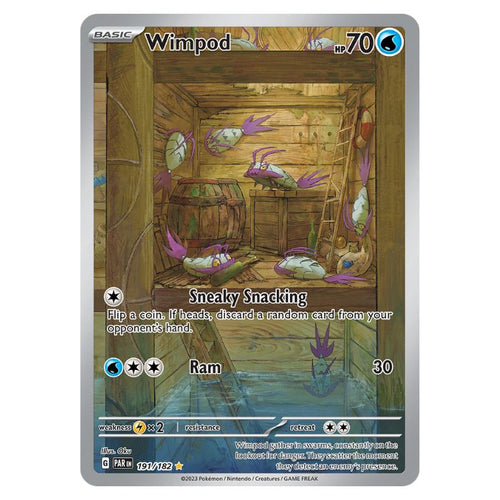 Wimpod Illustration Rare - PAR #191/182 - Pokémon Scarlet & Violet: Paradox Rift