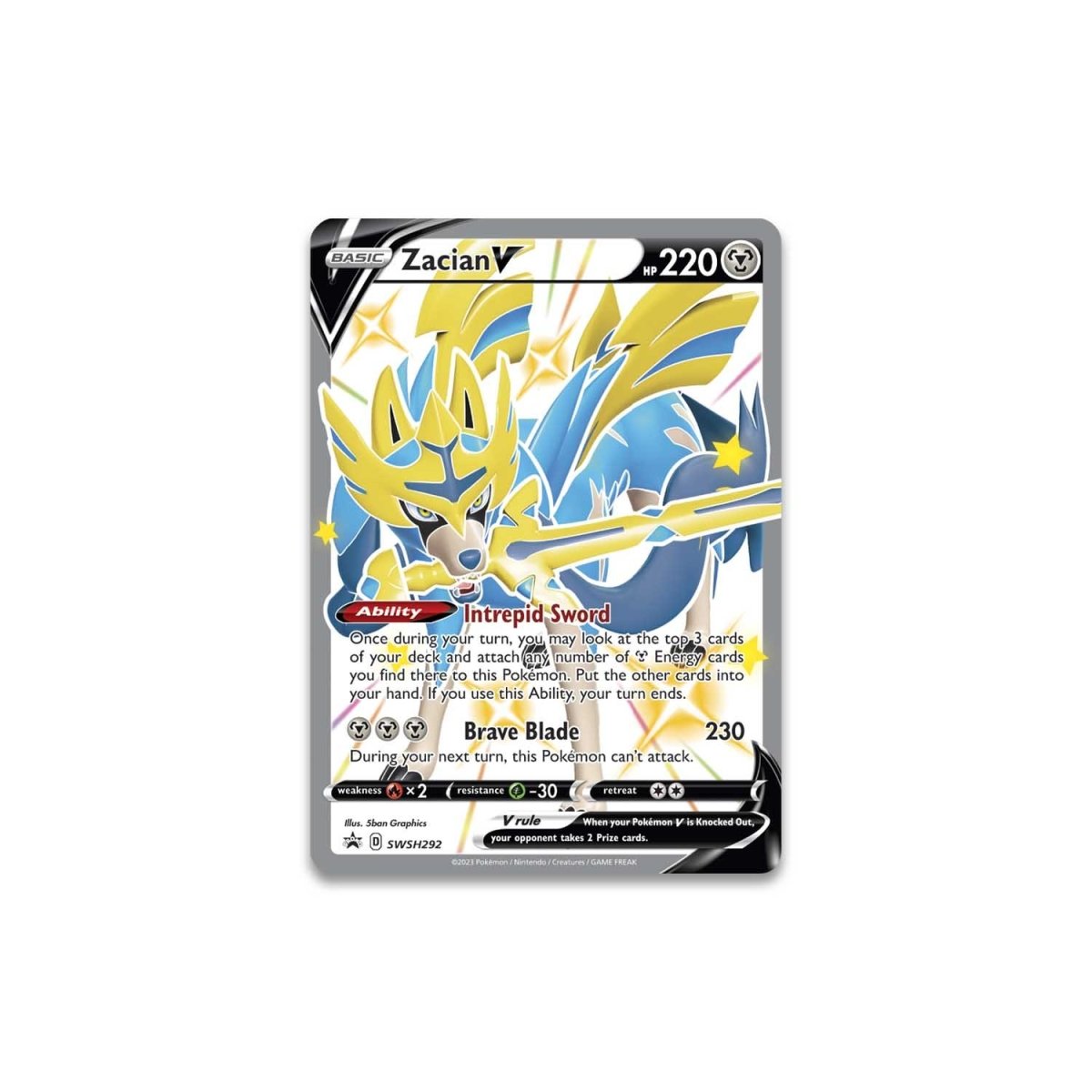 Pokémon TCG: Crown Zenith Premium Figure Collection Box - Shiny Zacian